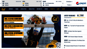 What Calbears.com website looked like in 2023 (1 year ago)