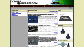 What Combataircraft.com website looked like in 2023 (1 year ago)