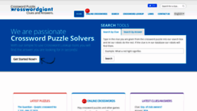 What Crosswordgiant.com website looked like in 2023 (1 year ago)