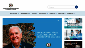 What Consejogeneralenfermeria.org website looked like in 2023 (1 year ago)