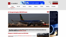 What Ch-aviation.com website looked like in 2023 (1 year ago)