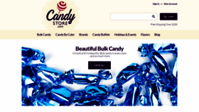 What Candystore.com website looked like in 2023 (1 year ago)