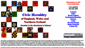 What Civicheraldry.co.uk website looked like in 2023 (1 year ago)