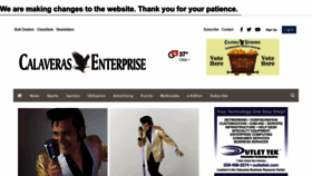What Calaverasenterprise.com website looked like in 2023 (1 year ago)