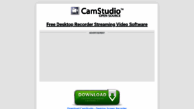 What Camstudio.org website looked like in 2023 (1 year ago)
