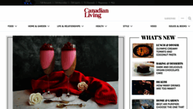 What Canadianliving.com website looked like in 2023 (1 year ago)