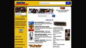 What Christiananswers.net website looked like in 2023 (2 years ago)