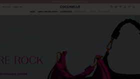 What Coccinelle.com website looked like in 2023 (1 year ago)
