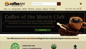 What Coffeeam.com website looked like in 2023 (1 year ago)