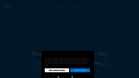 What Calmradio.com website looked like in 2023 (1 year ago)
