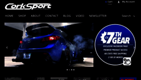 What Corksport.com website looked like in 2023 (1 year ago)