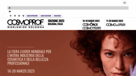What Cosmoprof.com website looked like in 2023 (1 year ago)