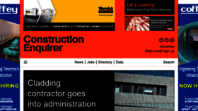What Constructionenquirer.com website looked like in 2023 (1 year ago)