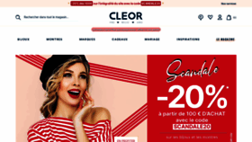 What Cleor.com website looked like in 2023 (1 year ago)