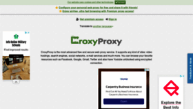What Croxyproxy.com website looked like in 2023 (1 year ago)