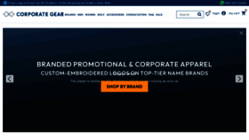 What Corporategear.com website looked like in 2023 (1 year ago)
