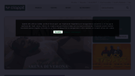 What Clappit.com website looked like in 2023 (2 years ago)