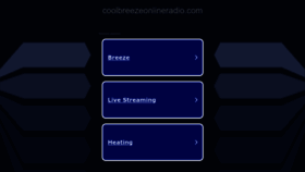 What Coolbreezeonlineradio.com website looked like in 2023 (1 year ago)