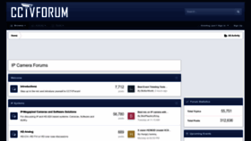 What Cctvforum.com website looked like in 2023 (1 year ago)