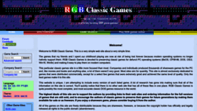 What Classicdosgames.com website looked like in 2023 (1 year ago)
