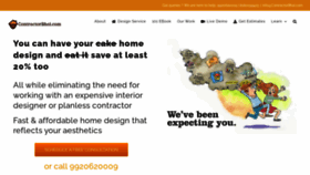 What Contractorbhai.com website looked like in 2023 (1 year ago)