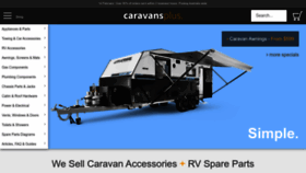What Caravansplus.com.au website looked like in 2023 (1 year ago)