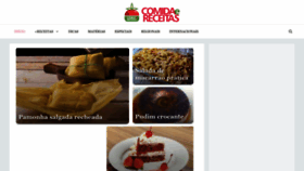 What Comidaereceitas.com.br website looked like in 2023 (1 year ago)