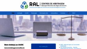 What Centrodearbitragemdecoimbra.com website looked like in 2023 (1 year ago)