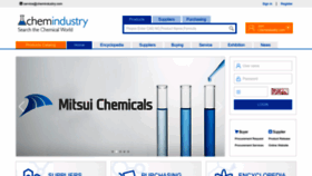 What Chemindustry.com website looked like in 2023 (1 year ago)