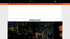 What Cine.com website looked like in 2023 (1 year ago)