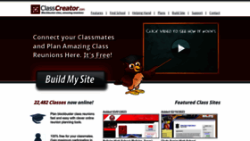 What Classcreator.com website looked like in 2023 (1 year ago)