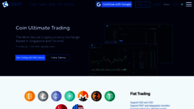 What Coinut.com website looked like in 2023 (2 years ago)