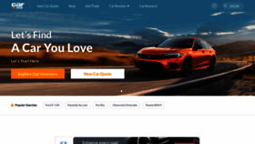 What Car.com website looked like in 2023 (1 year ago)