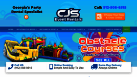 What Cjseventrentals.com website looked like in 2023 (1 year ago)
