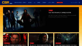 What Comicbookresources.com website looked like in 2023 (1 year ago)