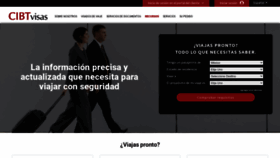 What Cibtvisas.com.mx website looked like in 2023 (1 year ago)