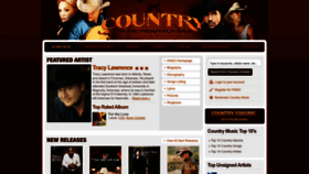 What Countrymusicperformers.com website looked like in 2023 (1 year ago)