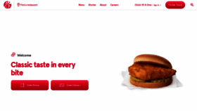 What Cfarestaurant.com website looked like in 2023 (1 year ago)