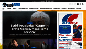 What Calcioatalanta.it website looked like in 2023 (1 year ago)