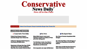 What Conservativenewsdaily.net website looked like in 2023 (3 years ago)