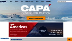 What Centreforaviation.com website looked like in 2023 (1 year ago)