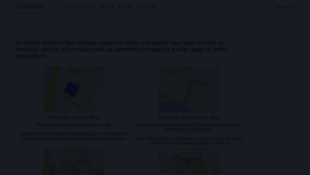 What Calcmaps.com website looked like in 2023 (1 year ago)