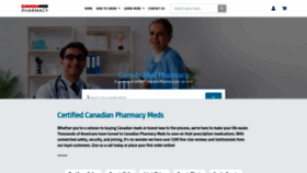 What Canadamedpharmacy.com website looked like in 2023 (1 year ago)