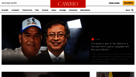 What Cambiocolombia.com website looked like in 2023 (1 year ago)