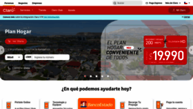 What Clarochile.cl website looked like in 2023 (1 year ago)