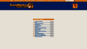 What Crazymonkeygames.com website looked like in 2023 (1 year ago)