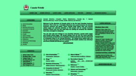 What Canadawebdir.com website looked like in 2023 (1 year ago)