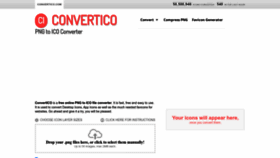 What Convertico.com website looked like in 2023 (1 year ago)