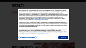 What Czterykaty.pl website looked like in 2023 (1 year ago)
