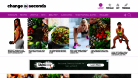 What Changeinseconds.com website looked like in 2023 (1 year ago)
